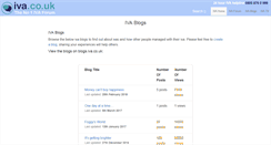 Desktop Screenshot of blogs.iva.co.uk