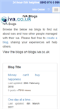 Mobile Screenshot of blogs.iva.co.uk