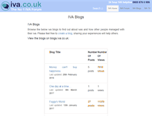 Tablet Screenshot of blogs.iva.co.uk